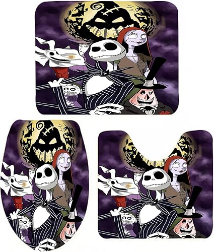 Miniatura 3 de DDS-DUDES Juego de 4 cortinas de ducha de Navidad para niños, decoración de Halloween y Navidad con 12 ganchos de cortina para baño, impermeable, 71