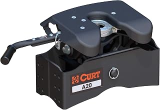 CURT 16540 A20 5th Wheel Hitch Head Only, Legs or Roller Required, 20,000 lbs