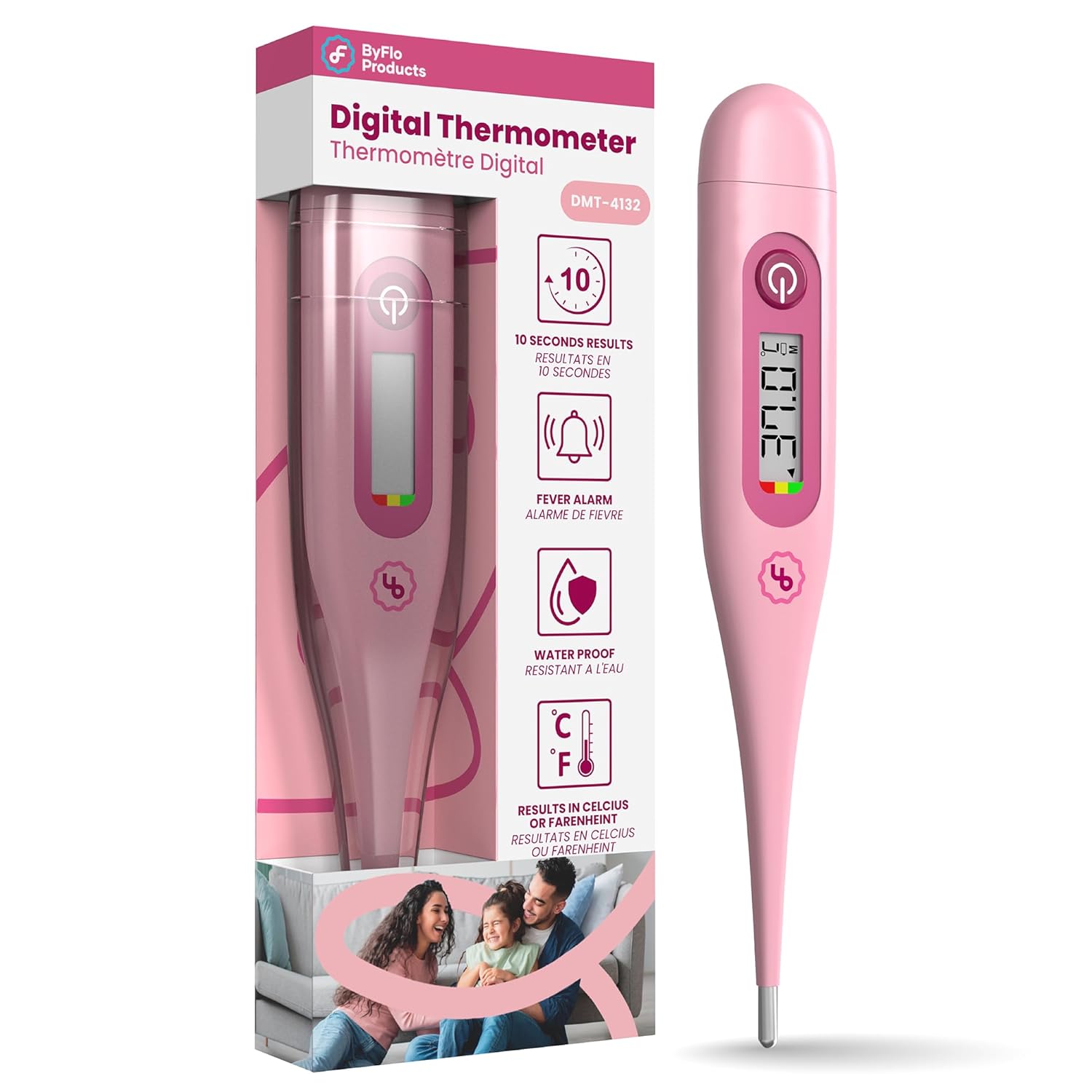 Digital Thermometer ByFloProducts Perfect Baby Thermometer with