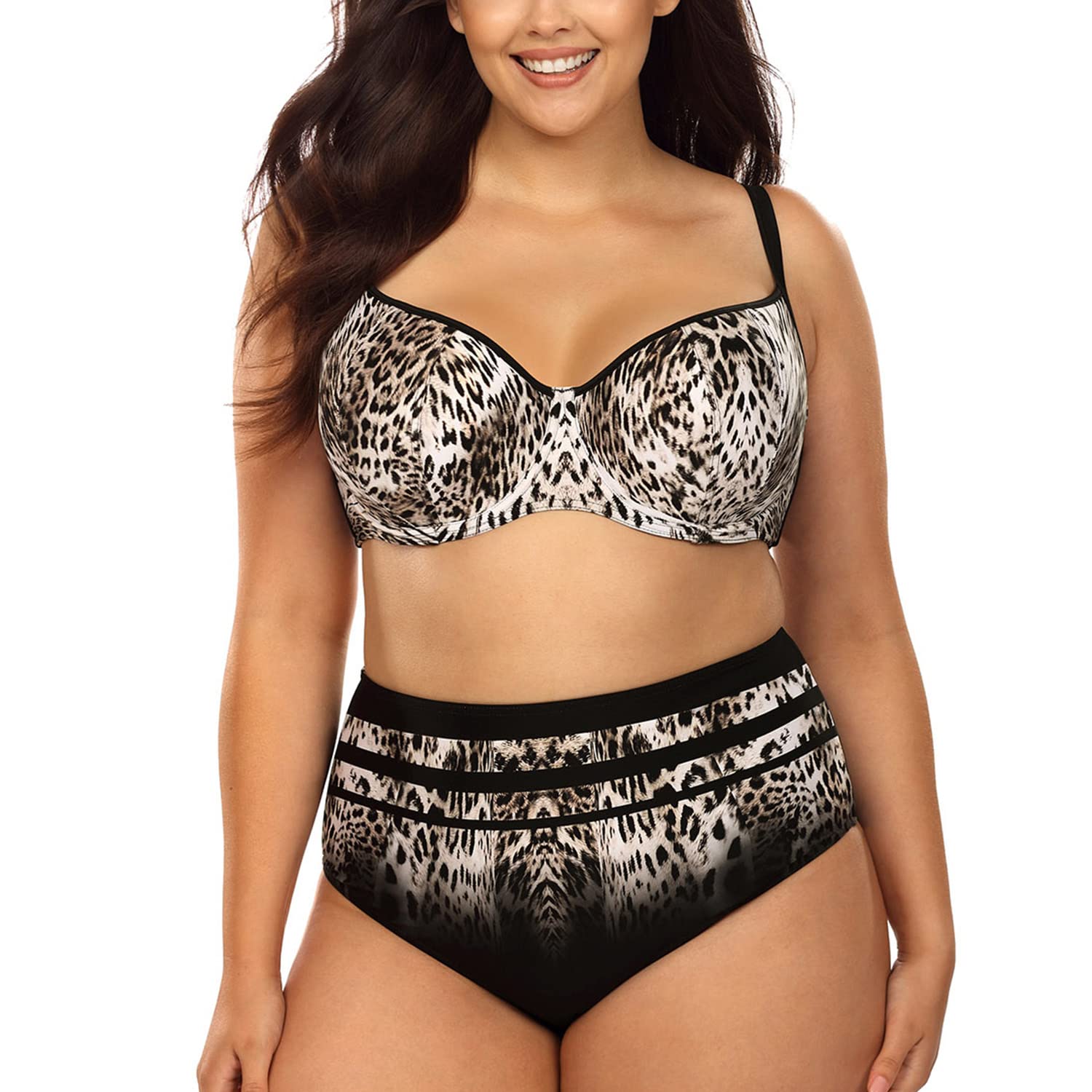LORIN Bikini Femminile Stampa Leopardo L2401/2