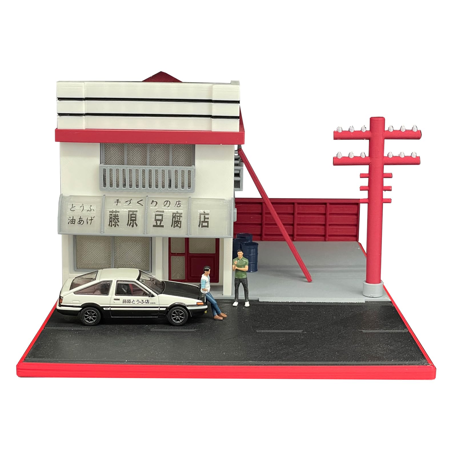 Amazon.co.jp: 1/64 藤原豆腐店モデル（製品は組み立てが必要