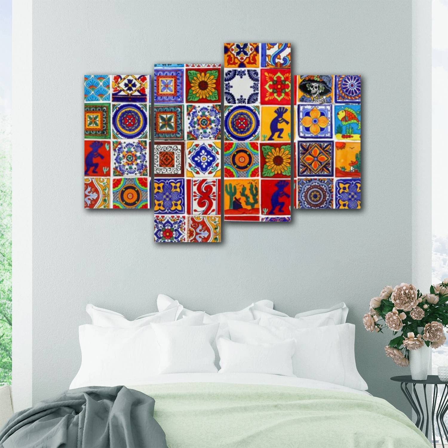 ceramic tile Multicolored bright colorful Mexican Traditional