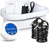 Ionic Detox Foot Bath Machine Personal Ionic Foot Cleansing Ion Foot Bath Spa Machine for Home Beauty Salon Spa with Washbasin 100 Liners and 2 Round Arrays