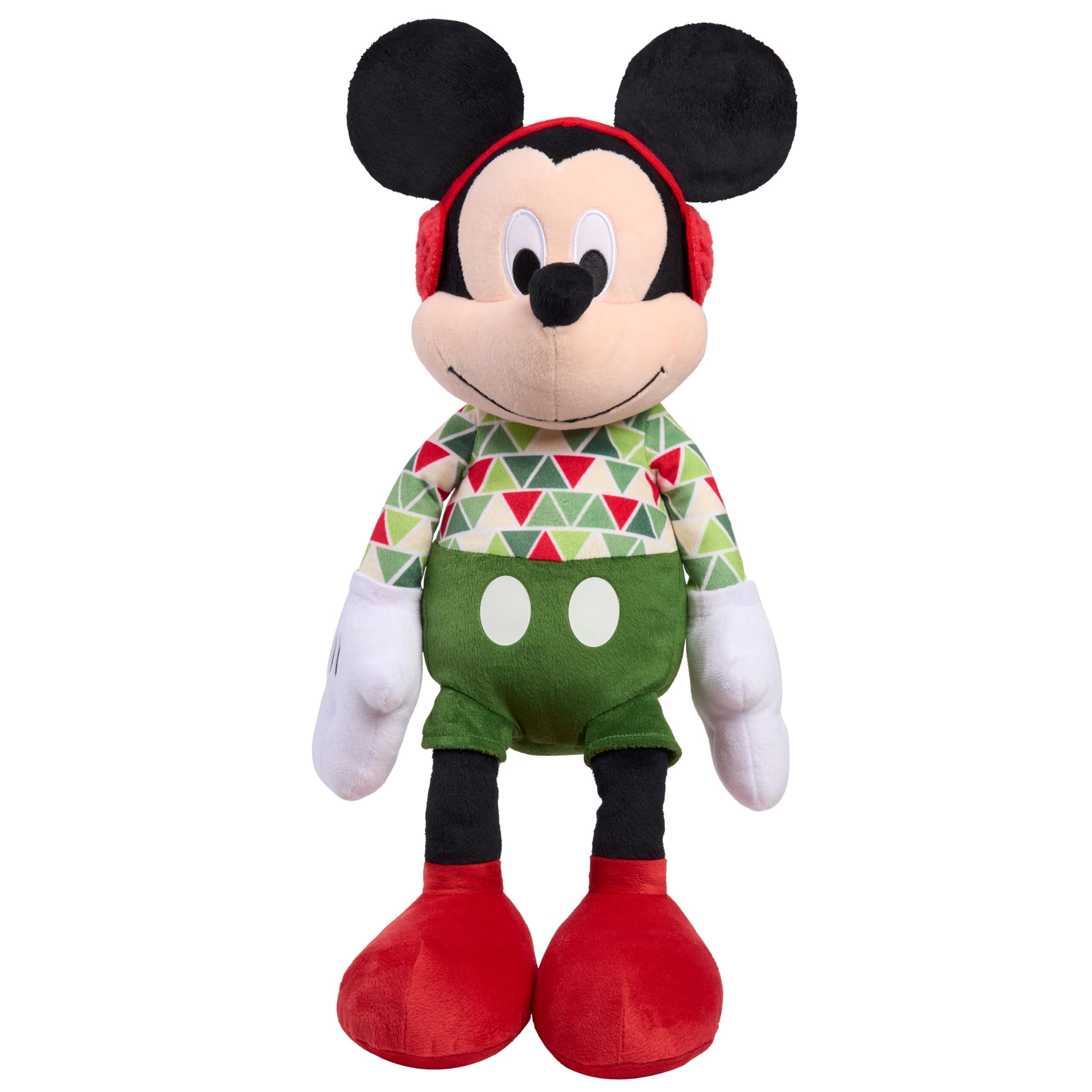 Just Play Disney Holiday - Peluche di Topolino grande, per bambini dai 2 anni in su