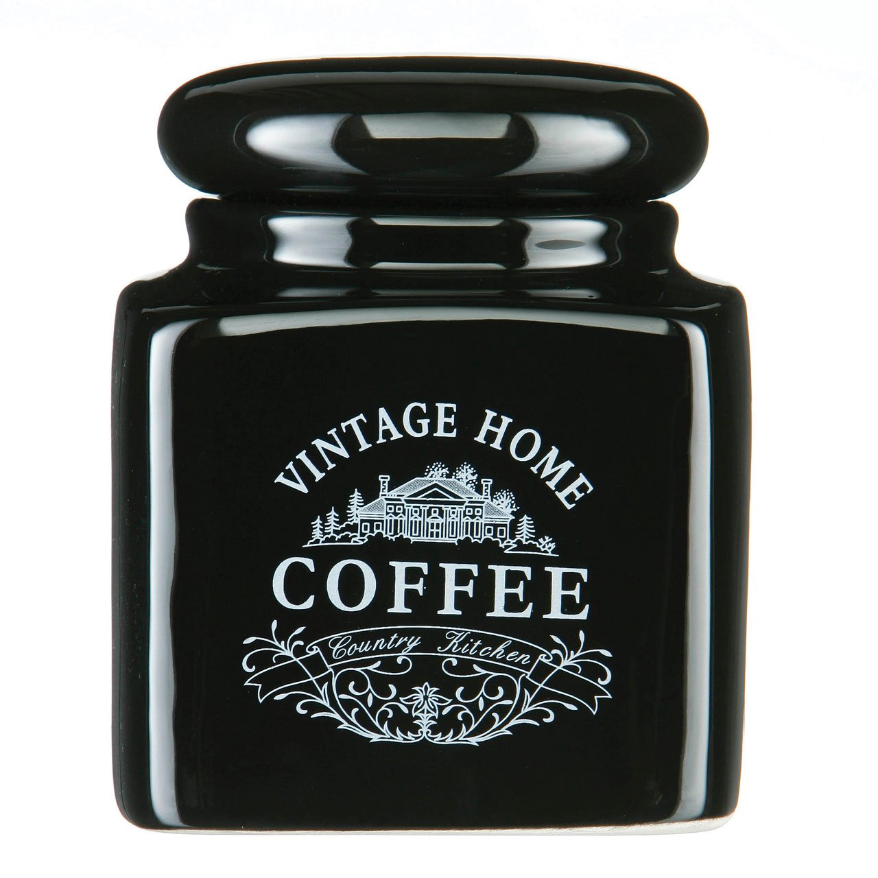 Vintage Home Coffee Canister - Black.