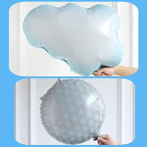 Miniatura 7 de Enanal Kit de arco de guirnalda de globos con agujero en uno, 151 globos azules y verdes con carrito de golf y globos de aluminio de golf para
