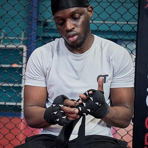 Miniatura 5 de Guantes profesionales de underboxing, extra acolchados, con sistema de apriete rápido, vendaje de boxeo, guantes de boxeo, guantes de boxeo, guantes