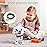 OR OR TU Walking Barking Toy Dog with Remote Control Leash, Plush Puppy Electronic Interactive Toys for Kids, Shake Tail,Pretend Dress Up Realistic Stuffed Animal Dog Age 3 4 5+ Years Old Best Gift