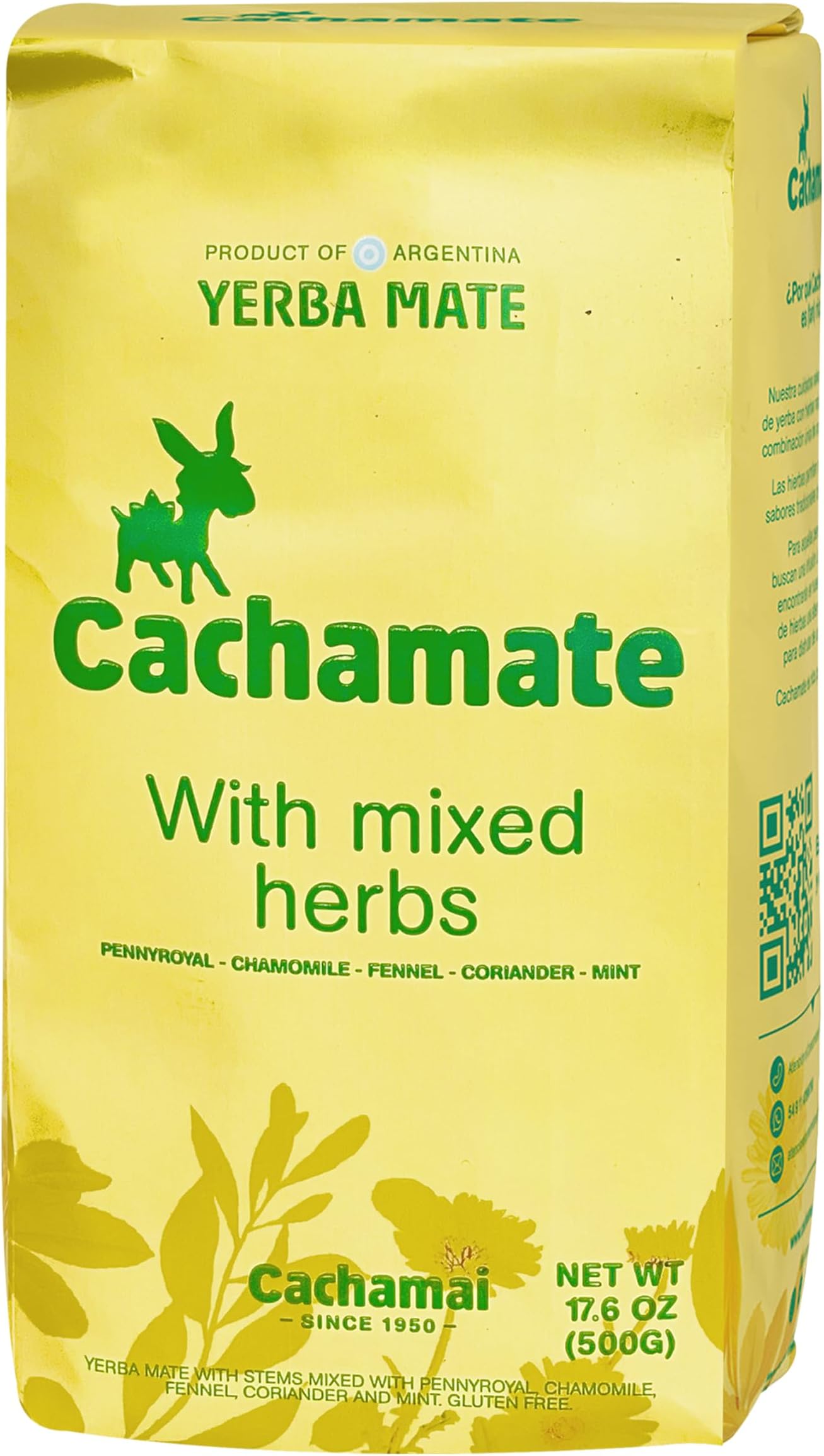 Yerba Mate Cachamate, 1.1 lbs, From Argentina