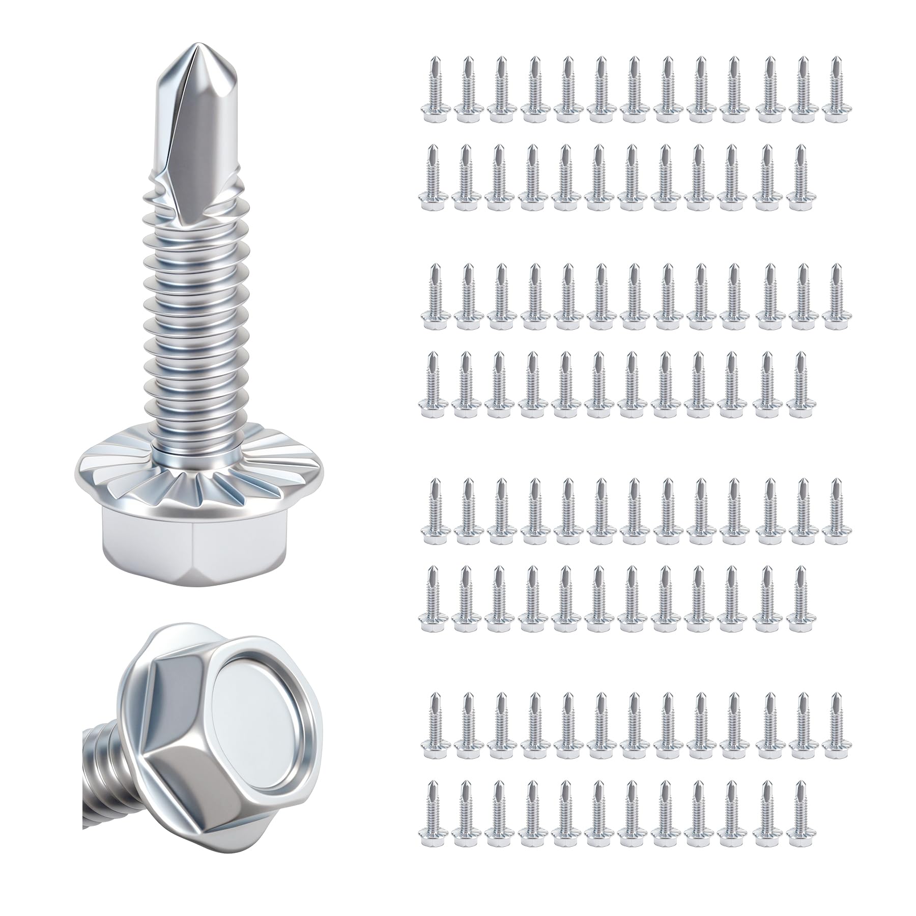 Self-Drilling Screws - Grade 8.8, 25 Pack -10