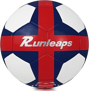 Runleaps Futsal Ball,Futsal Soccer Ball,Great for Indoor or Outdoor,Low Bounce Size 4 for Training,Playing,Games