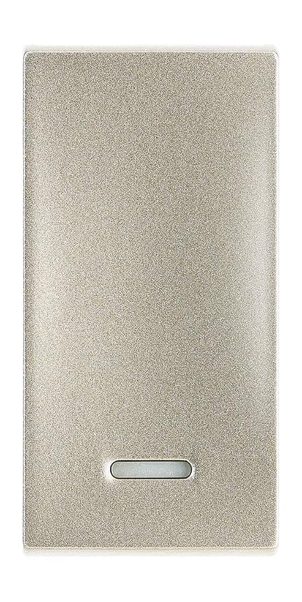 Legrand Arteor 1-Way Switch with Indicator – 25 A, 230 V AC (Champagne, Pack of 10)