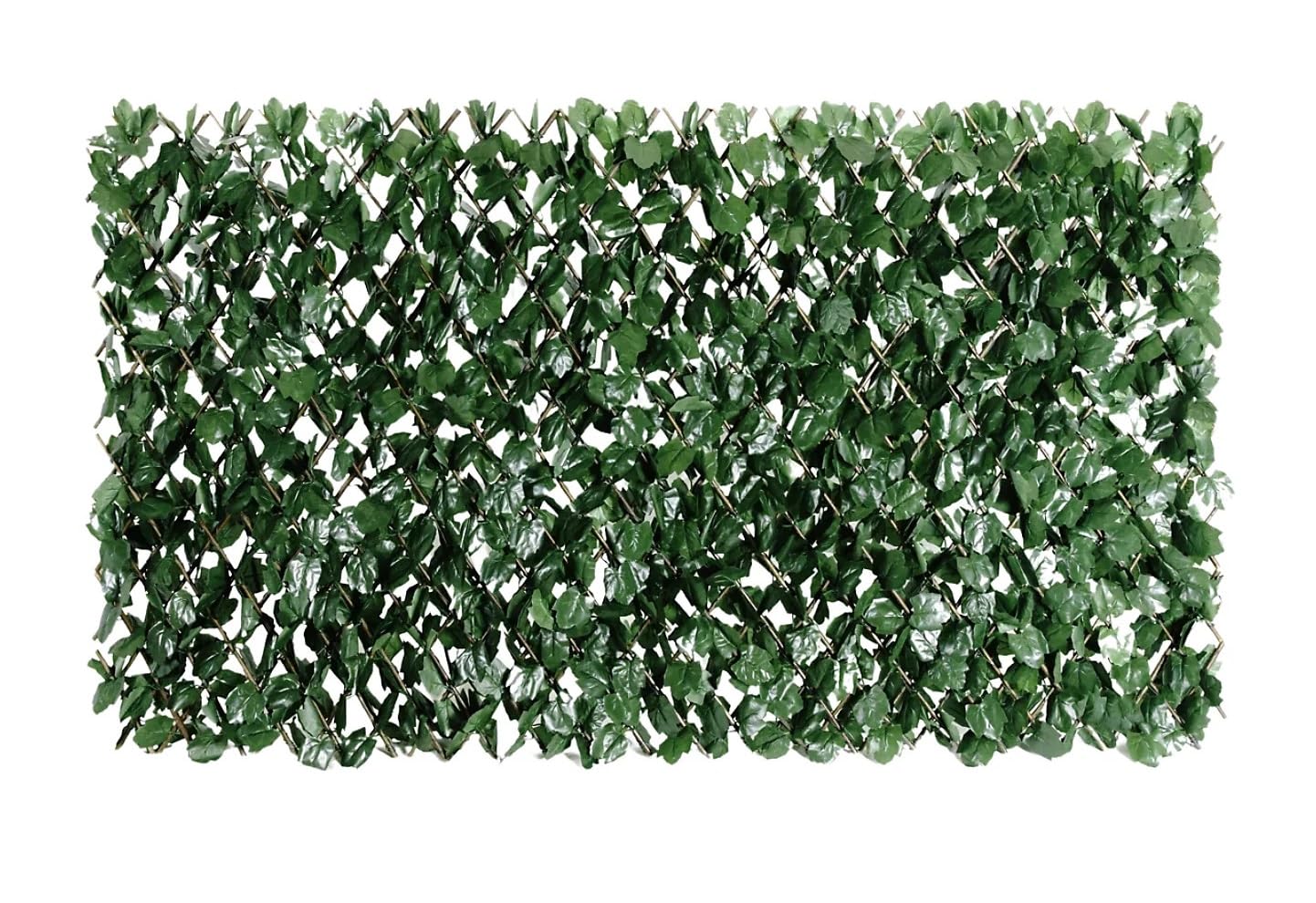 GAM Artificial Maple Leaf Willow Extendable Trellis Plastic Hedge Garden Fence Screening Privacy 2m x 1m Expandable Privacy Screening Panel for Gardens, Balcony and Terraces