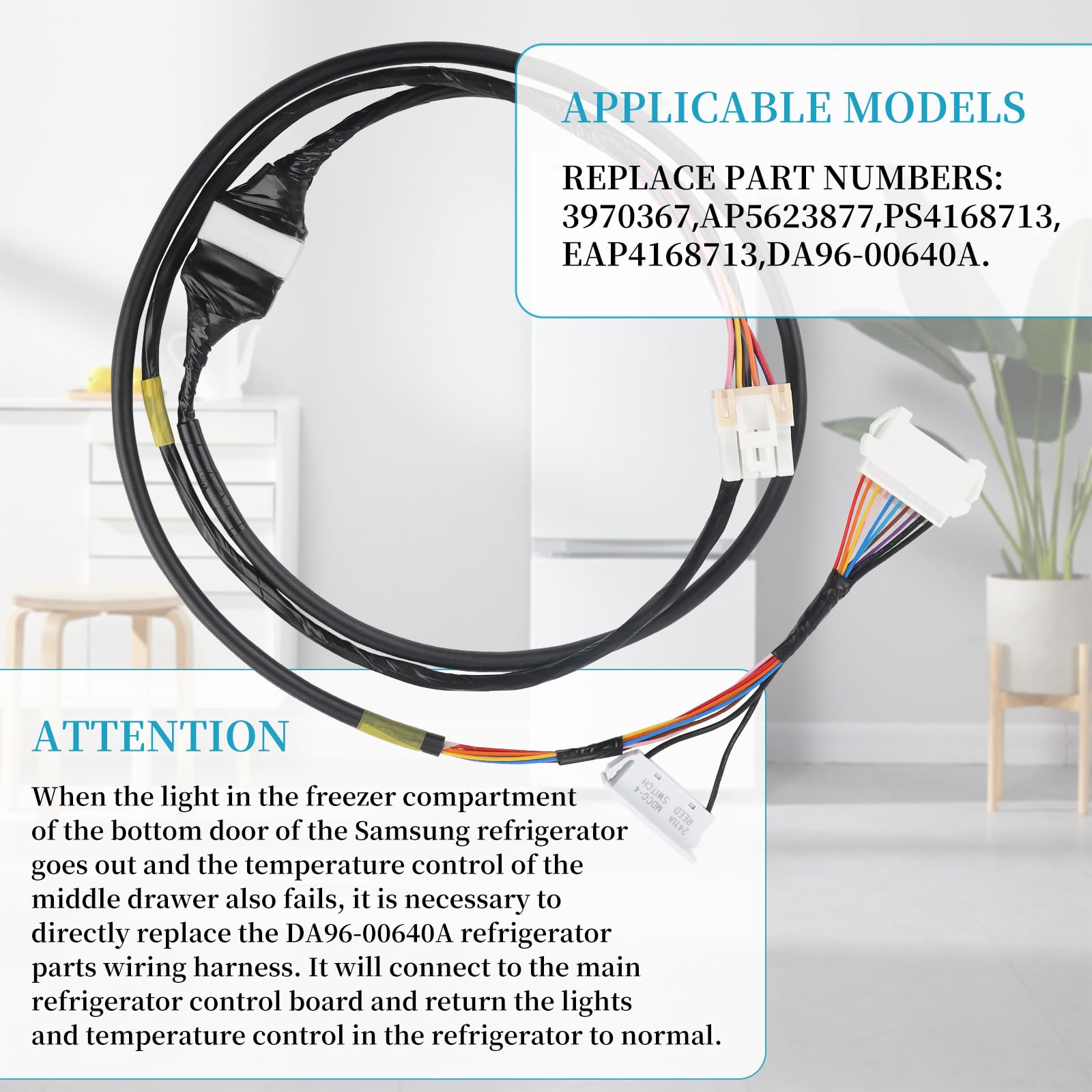 Amazon.com: Upgrade DA96-00640A Refrigerator Wire Harness
