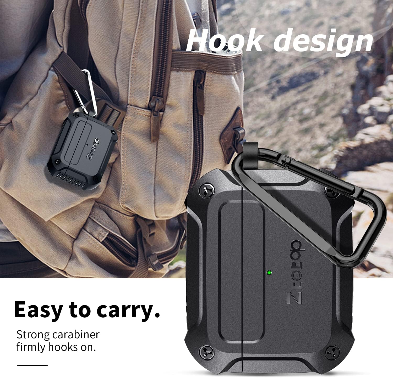 Cheap ZtotopCases for AirPods 3 Case 2021, Sturdy Shockproof Protective Case, Durable Armor Cover with Wireless Charging for Airpods 3rd Generation - Black