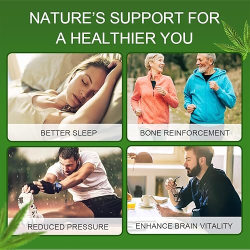 Miniatura 5 de GPGP GreenPeople Cápsulas de aceite de cáñamo extra fuerte, 180 porciones, extracto 100% natural a base de plantas con Omega 3 6 9 para promover la