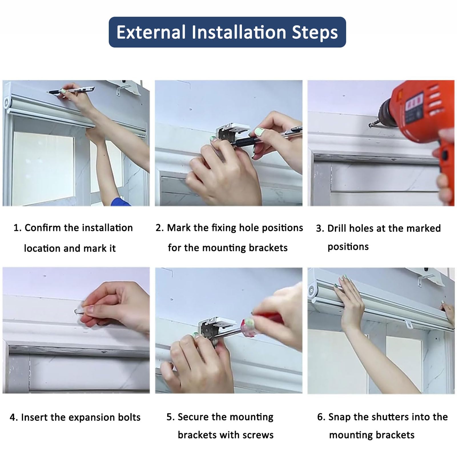 Estor Enrollable Interior, Estor Opaco Sin Cuerda, con Sistema de Parada Automática, Aislamiento Térmico y Bloqueo de Luz, Instalación en Pared o Techo (Beige W100xH100cm)