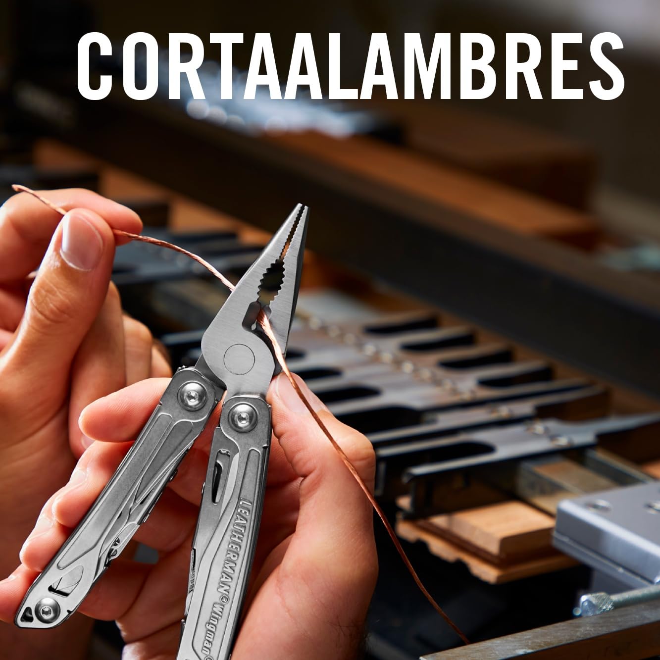 Leatherman Wingman Outil Multifonction - 14 Outils - Acier inoxydable