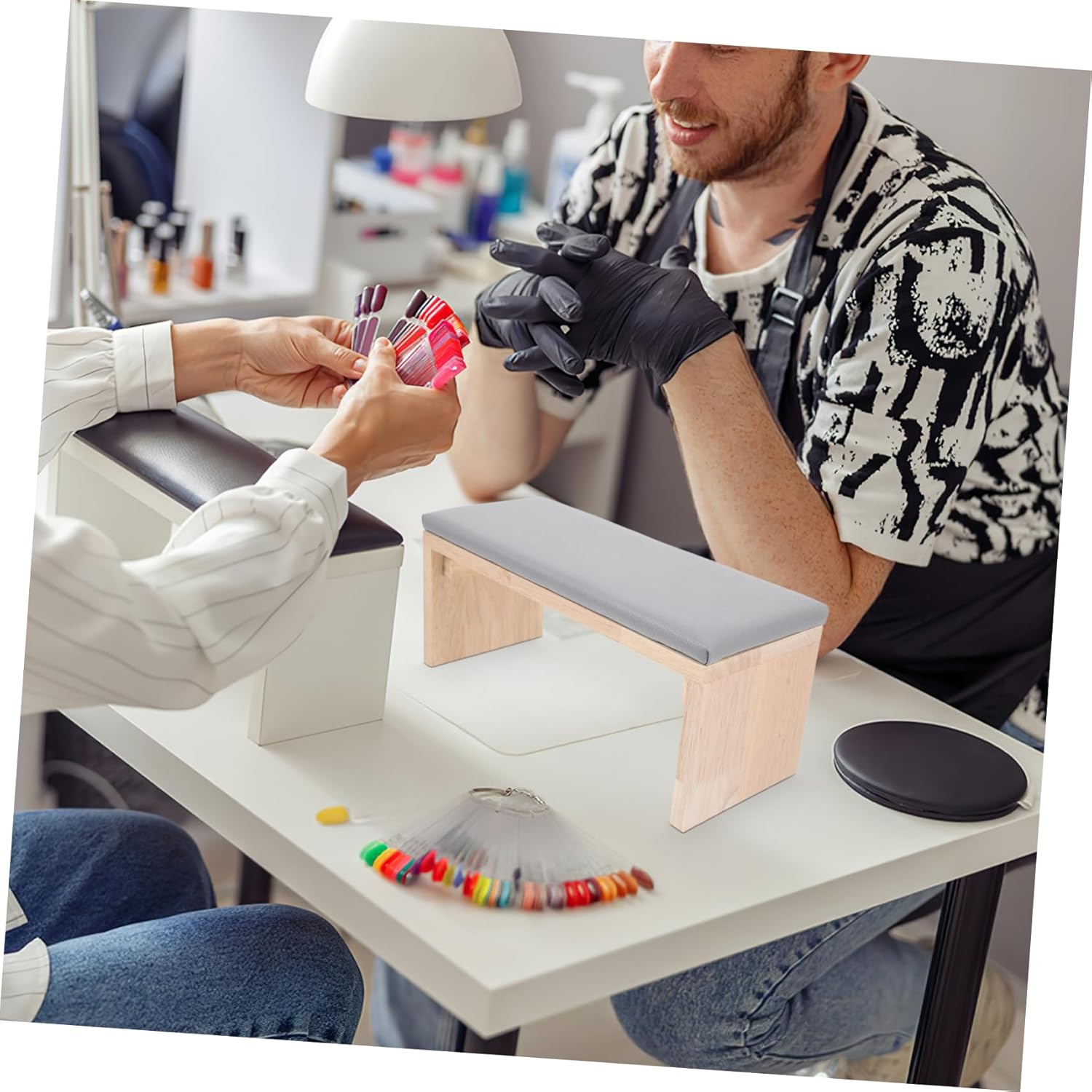 1pc Hand Pillow Manicure Nail Pillow Hand Rest Nail Art for Girls Christmas Valentine Day