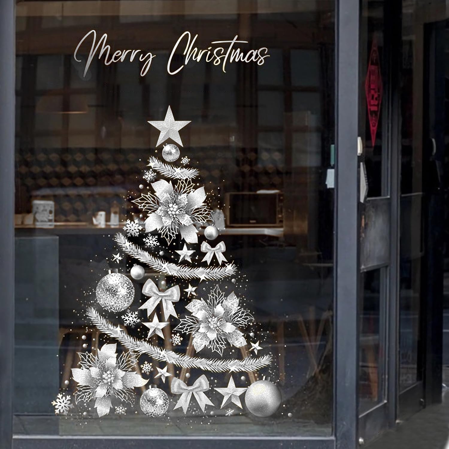 Decorazioni Natalizie Adesivi Per Finestre Di Natale Adesivi Per
