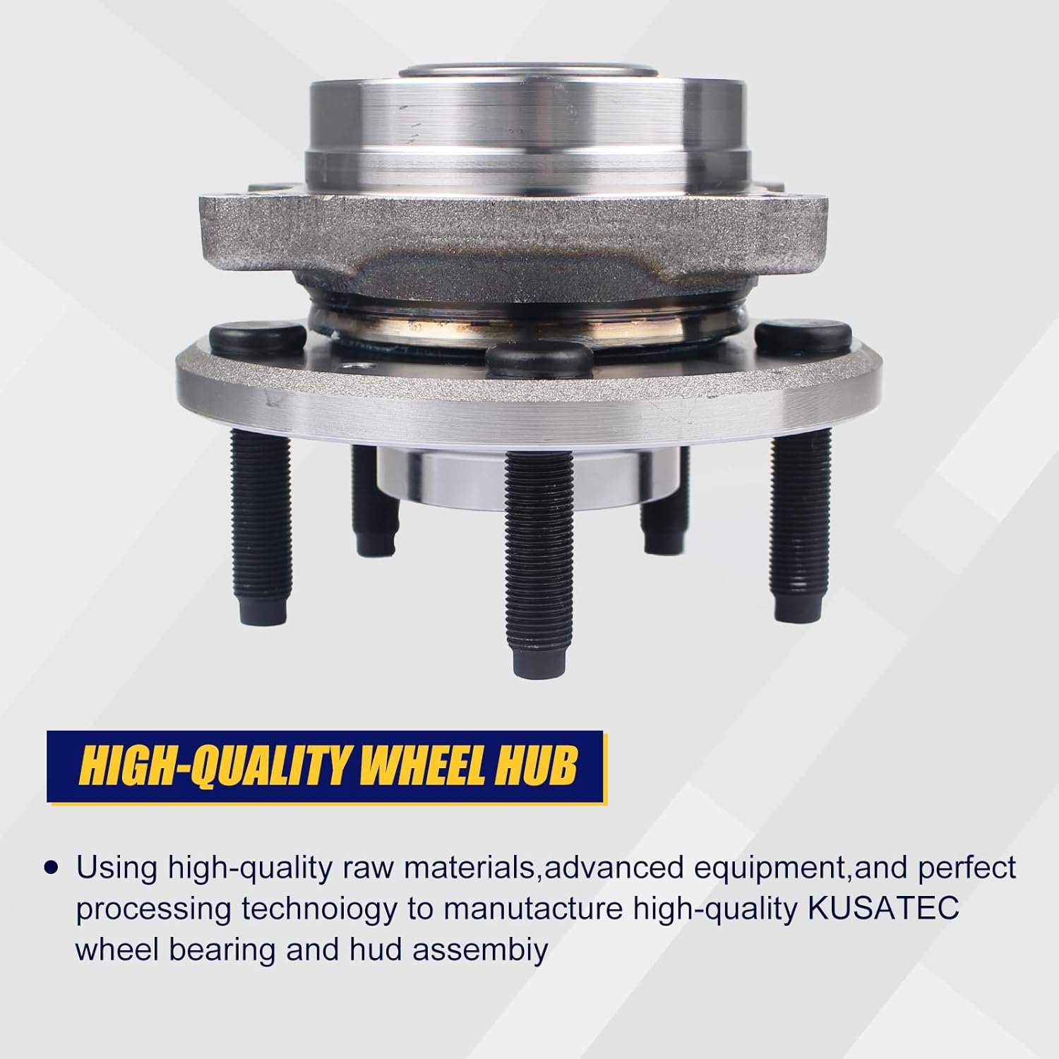 KUSATEC 513275 2PCS Front/Rear Wheel Bearing and Hub Assembly Fit for Ford Edge Flex Taurus 2010-2019, Lincoln MKS MKT MKX 2009-2019, 5 Lug Bolts w/ABS