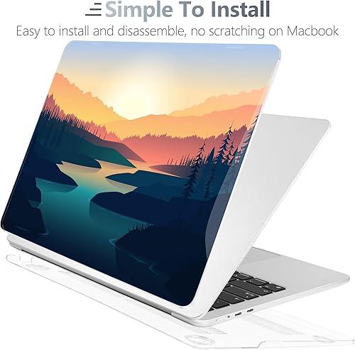 Miniatura 208 de Batianda Funda prémium para MacBook Air de 15 pulgadas 2025 M4 2024 2023 con chip M3 M2 modelo A3241/A3114/A2941, carcasa rígida diseñada