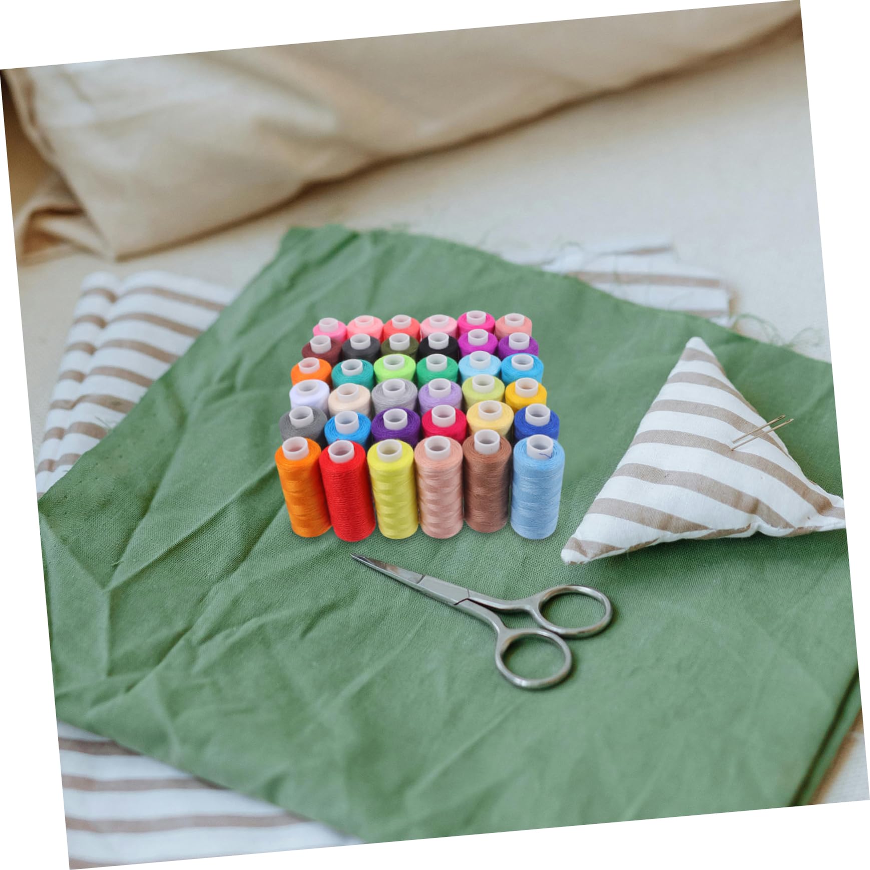 Hilo de Coser 72 Bobinas para Máquina de Coser, 400 Yardas