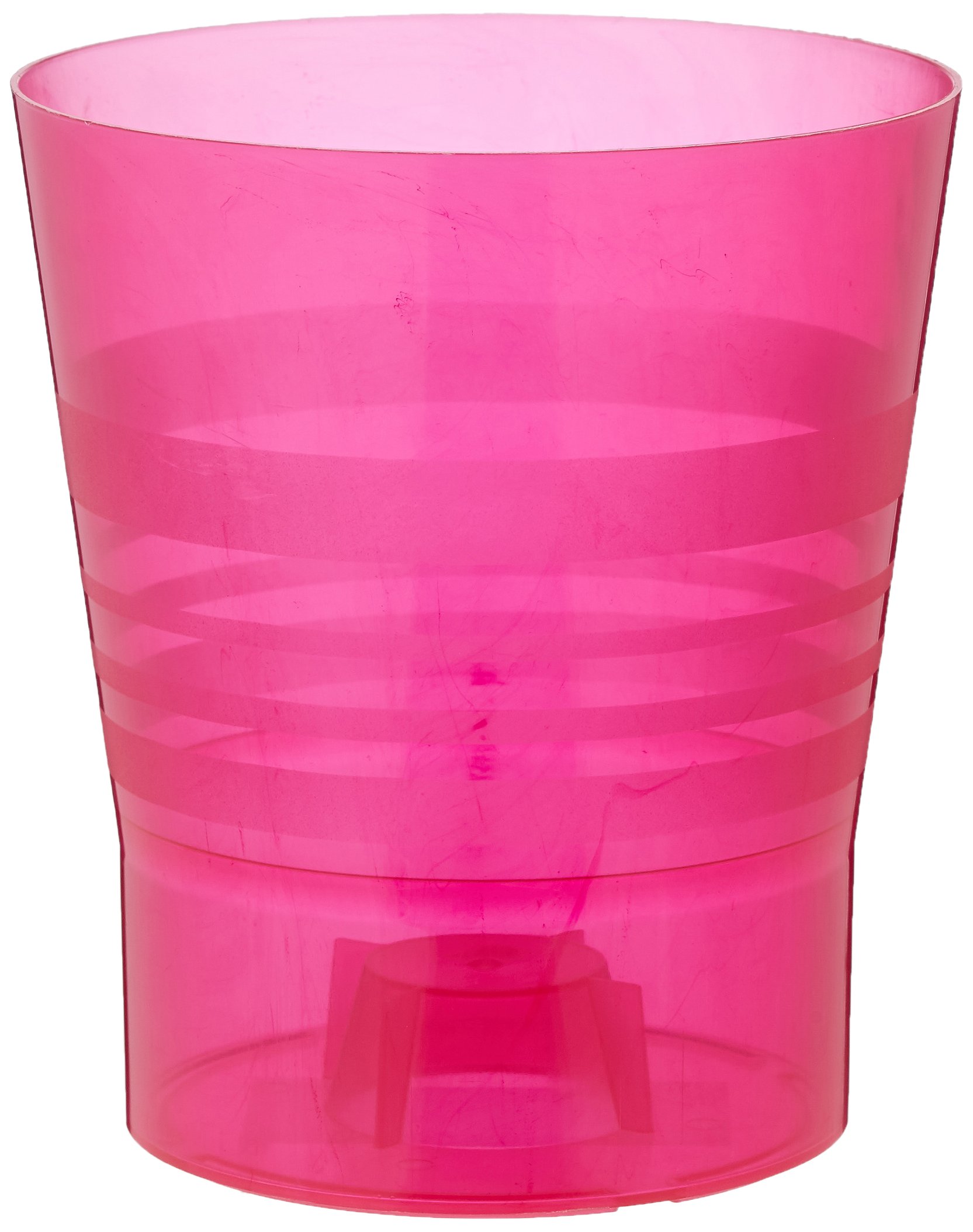 Plastkon 41116112, Orquídea de Pote Decorativo, color Rosa, diámetro 15 cm