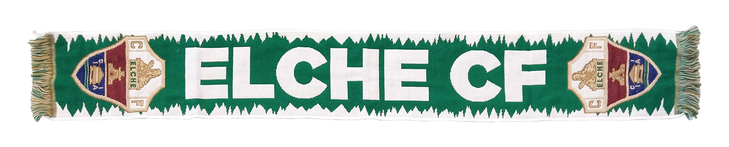 Elche C.F Bufanda Telar Bordes Blancos