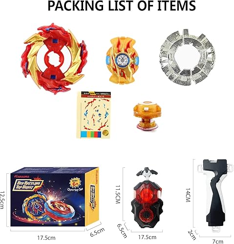 Miniatura 6 de Hozuumo Bey Battling Top Burst Gyro Toy Set juego de batalla de lanzadores regalo para niños B-174-01174-02