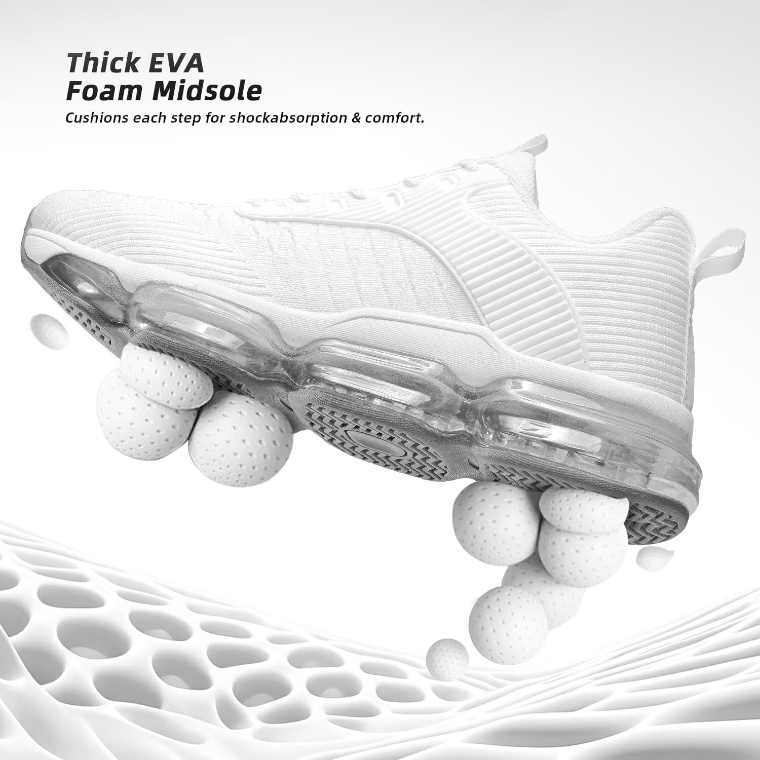 Mens Running Shoes Air Low Top Comfort Walking Lace Up Sneakers Breathable Fashion Tennis Sport Gym Fitness Cross Trainers - Image 6