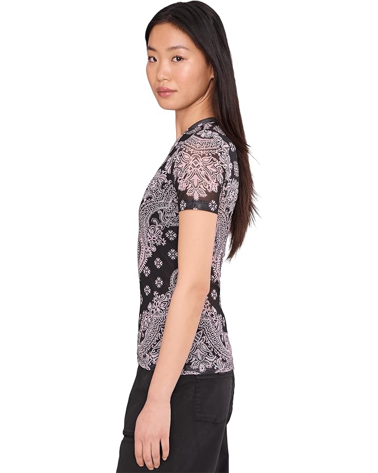 Johnny Was Eleanor Mesh Short Sleeve Tee - #3 of 5