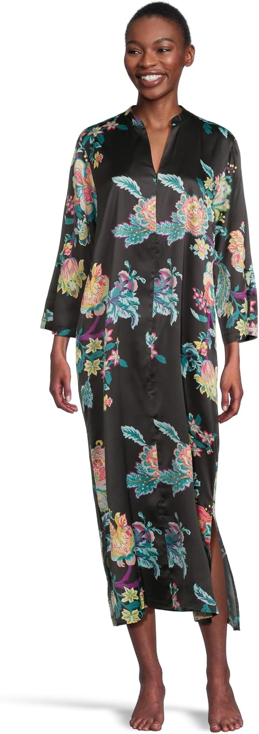N Natori Women's Zip Caftan Length 52"