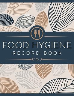 Food Hygiene Record Book: Track Temperatures, Cleaning Checklist & Food Wastes | Sanitation and Food Safety Management Log Book for Restaurants, Cafes, Caterers, Commercial Kitchens