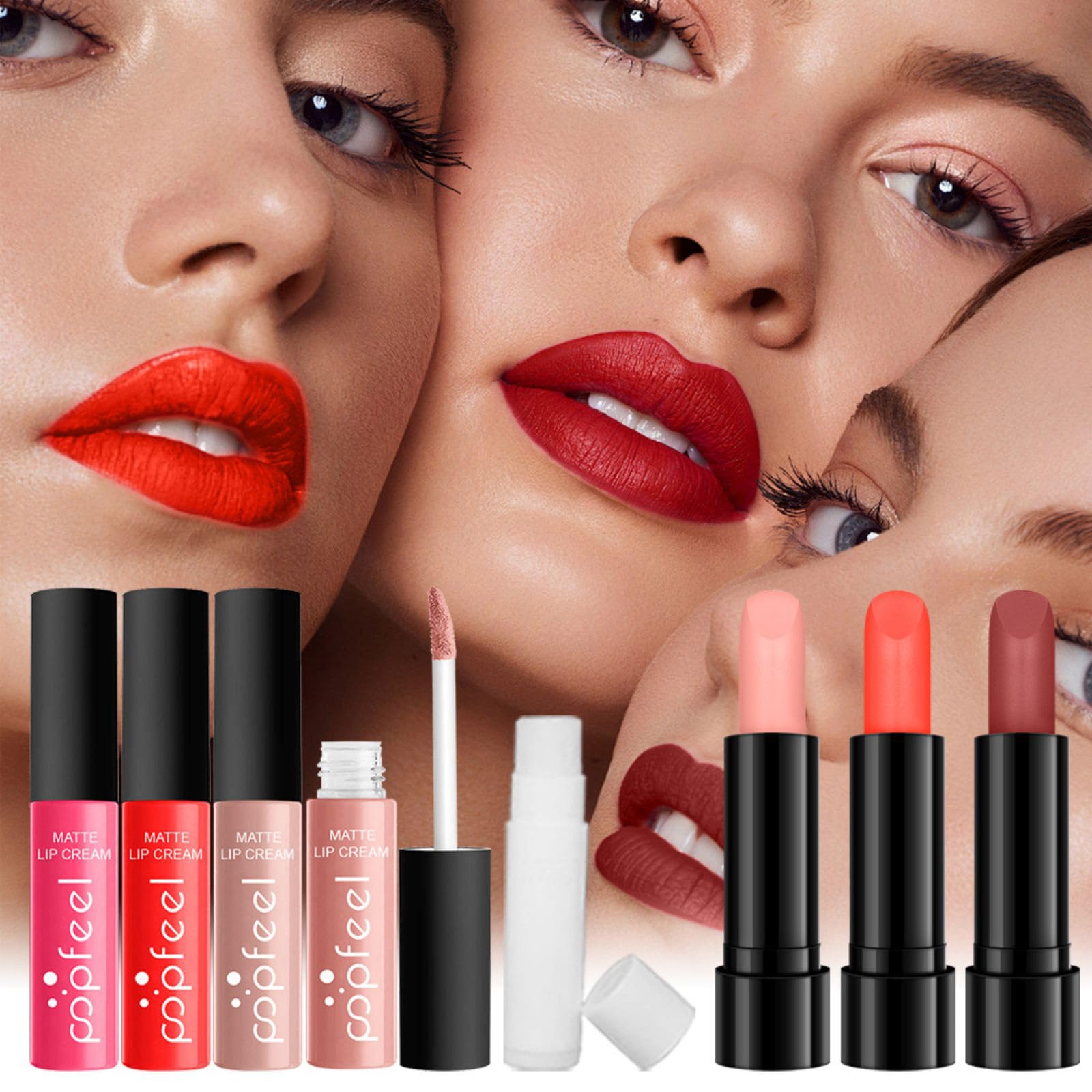 JasCherry 27Pcs Makeup Kit Complete Cosmetic Makeup Palette Set Beauty Makeup Kit - Ideal Cosmetic Gift for Lips and Face - BOX04B - Image 3
