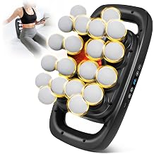 20-Head Deep Tissue Percussion Massage Gun, Portable Handheld Massager with 3 Modes & 30 Speeds, Full Body Muscle Relaxation Tool with Type-C Fast Charging, Quiet Design for Home Gym Office