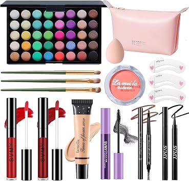 Makeup Set for Women, Makeup Full Kit for Beginners & Professionals, Travel Makeup Set for Teens & Adults, Makeup Gift Set for Girls, Eyeshadow Palette, Lip Gloss, Face & Eye Make up