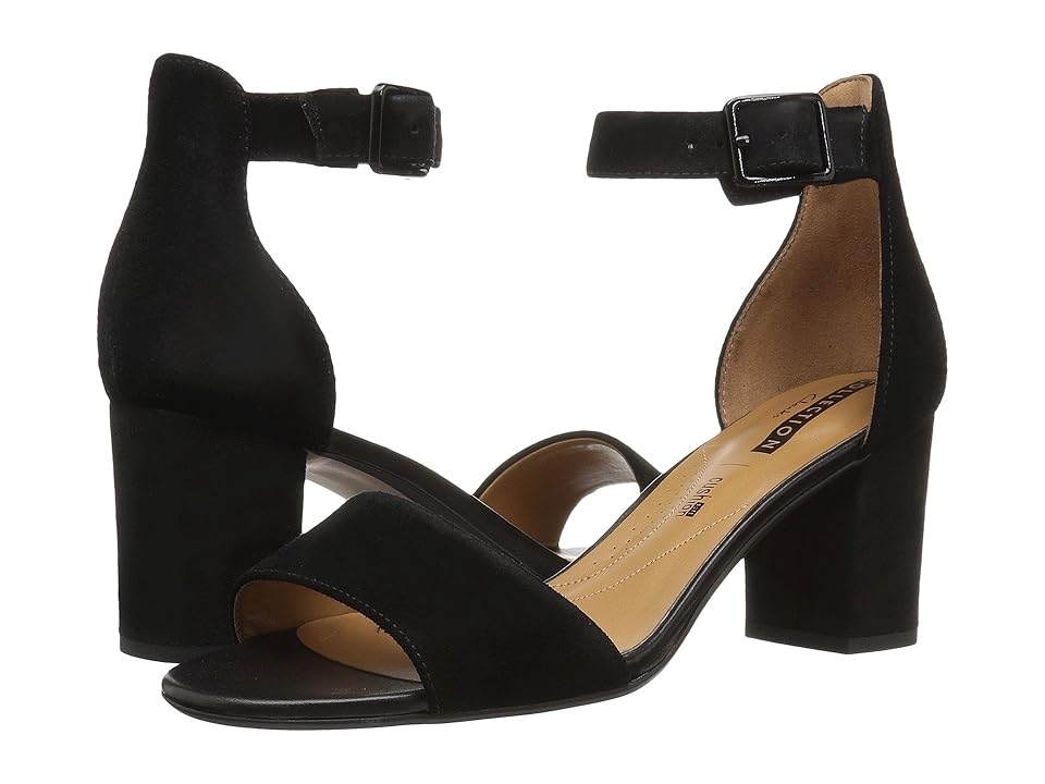 

Clarks Deva Mae (Black Suede) Women's Sandals