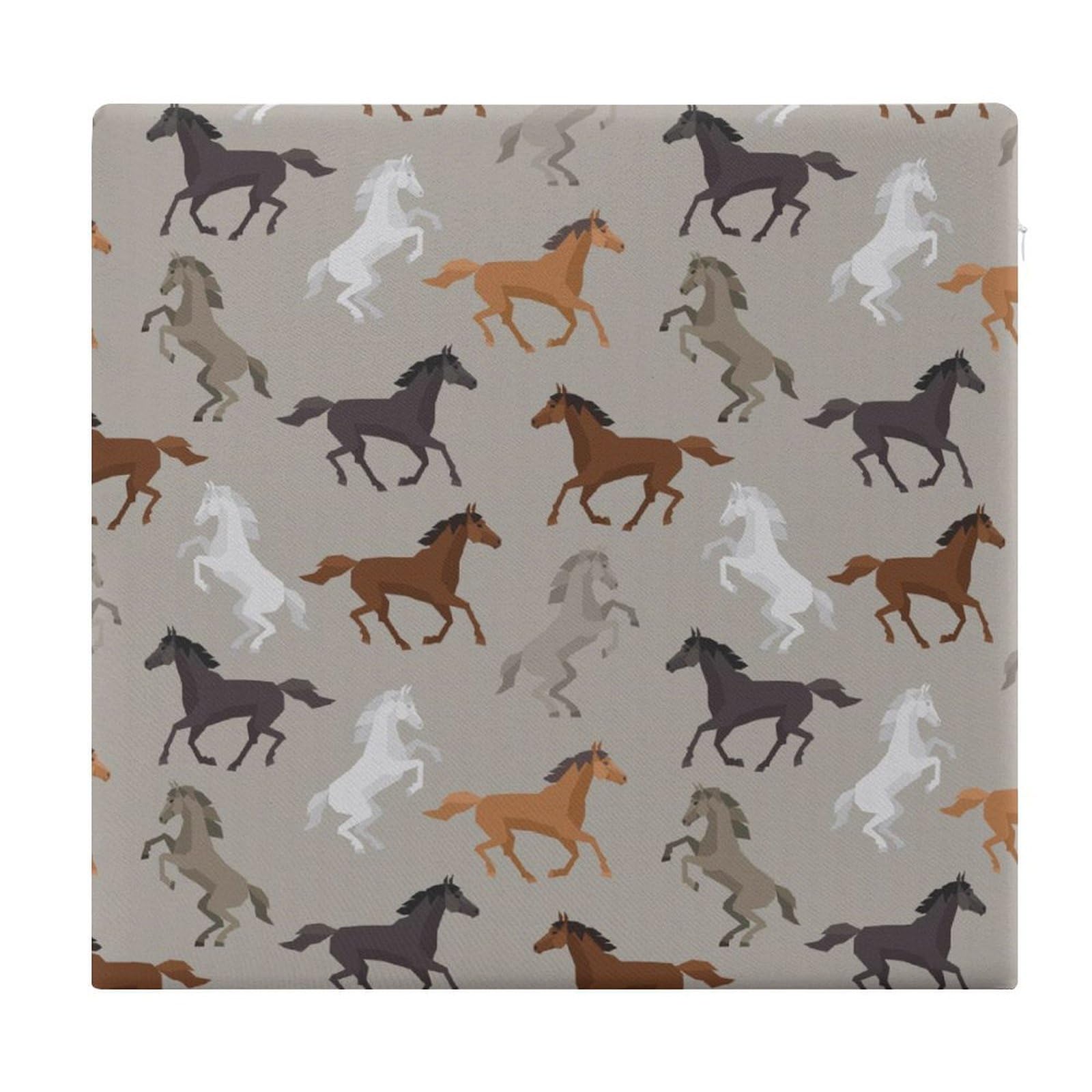 Cojín cuadrado de espuma viscoelástica de 38x35 cm para silla de comedor y oficina con funda lavable