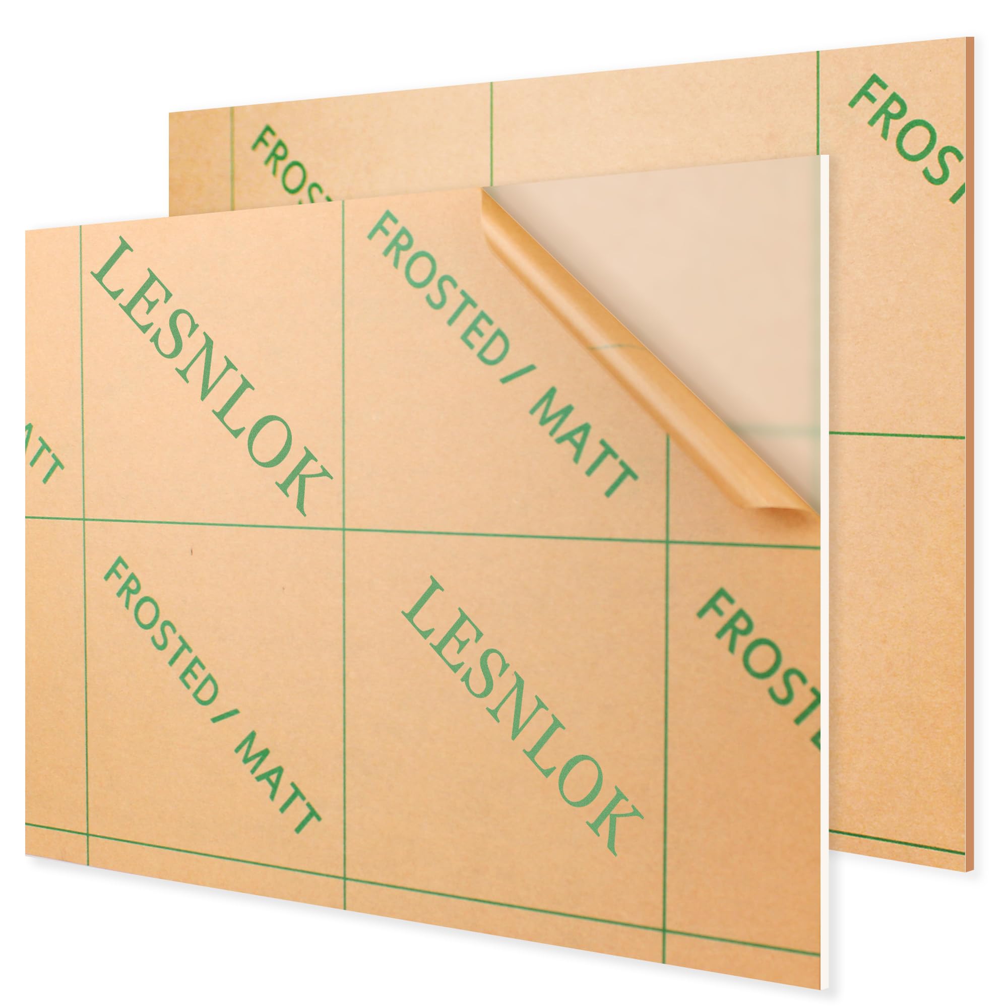 Frosted Acrylic Sheets - 16x20, 1/8" Thick -1