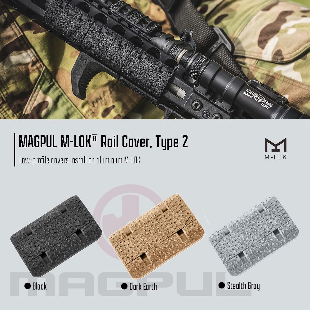 【実物】MAGPUL MOE SL-K ストック M-LOK レールカバー Amazon | 実物 MAGPU マグプル M-LOK Rail Cover Type 2 レイルカバー