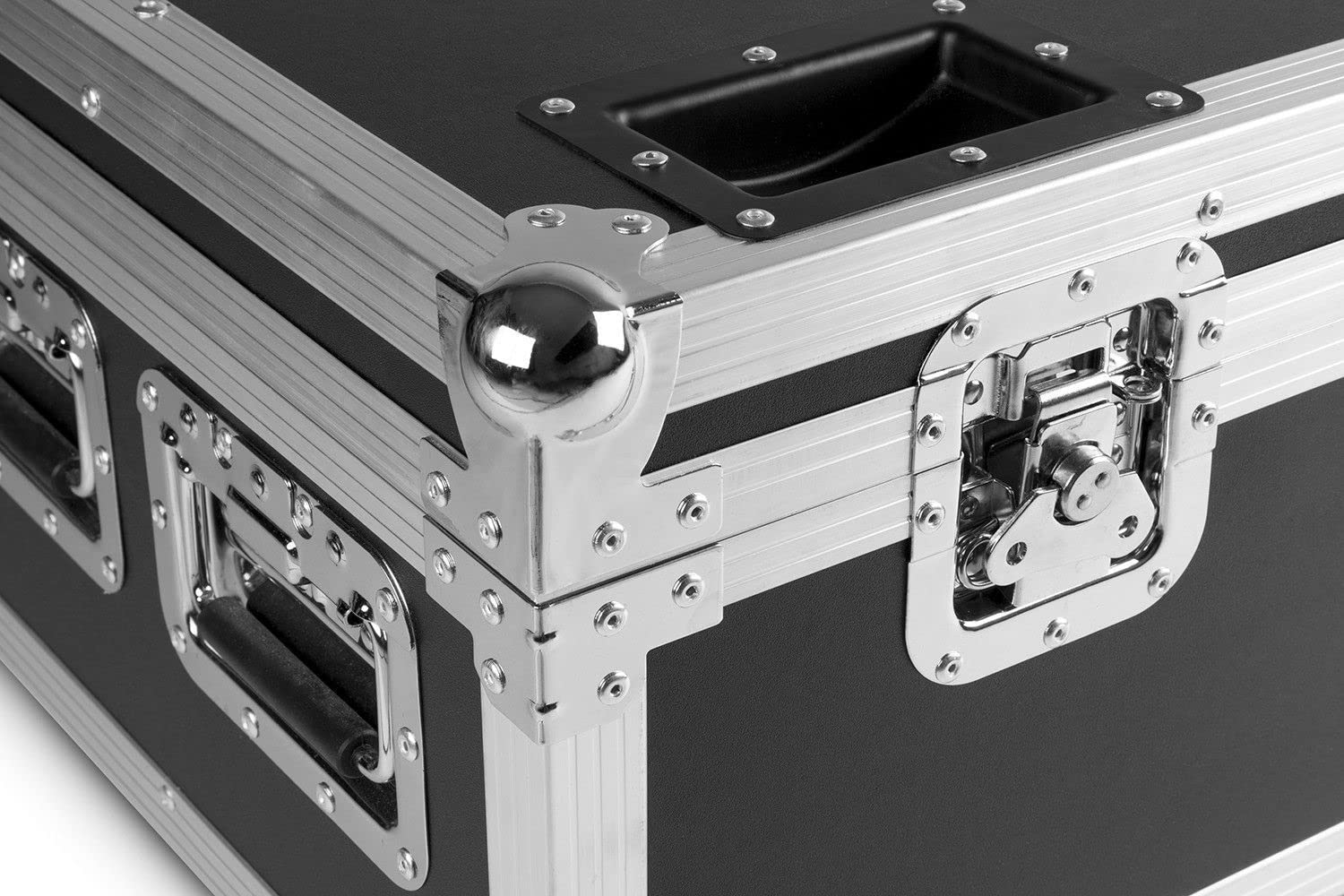BeamZ 150.697 - Caja (Maleta de transporte, Negro, Plata, BeamZ, Star-Color 240 Star-Color 360)