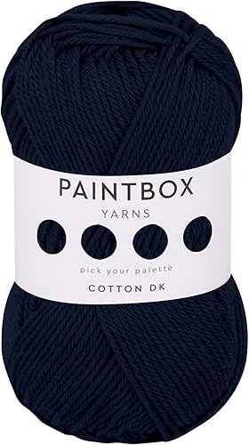 Miniatura 66 de Paintbox Yarns Hilo DK 100% Algodón 1.76oz (50g), 137 Yardas (125m) - Vino Tinto para Crochet, Tejer - Hilo Suave y Ligero de Doble Punto para Ropa