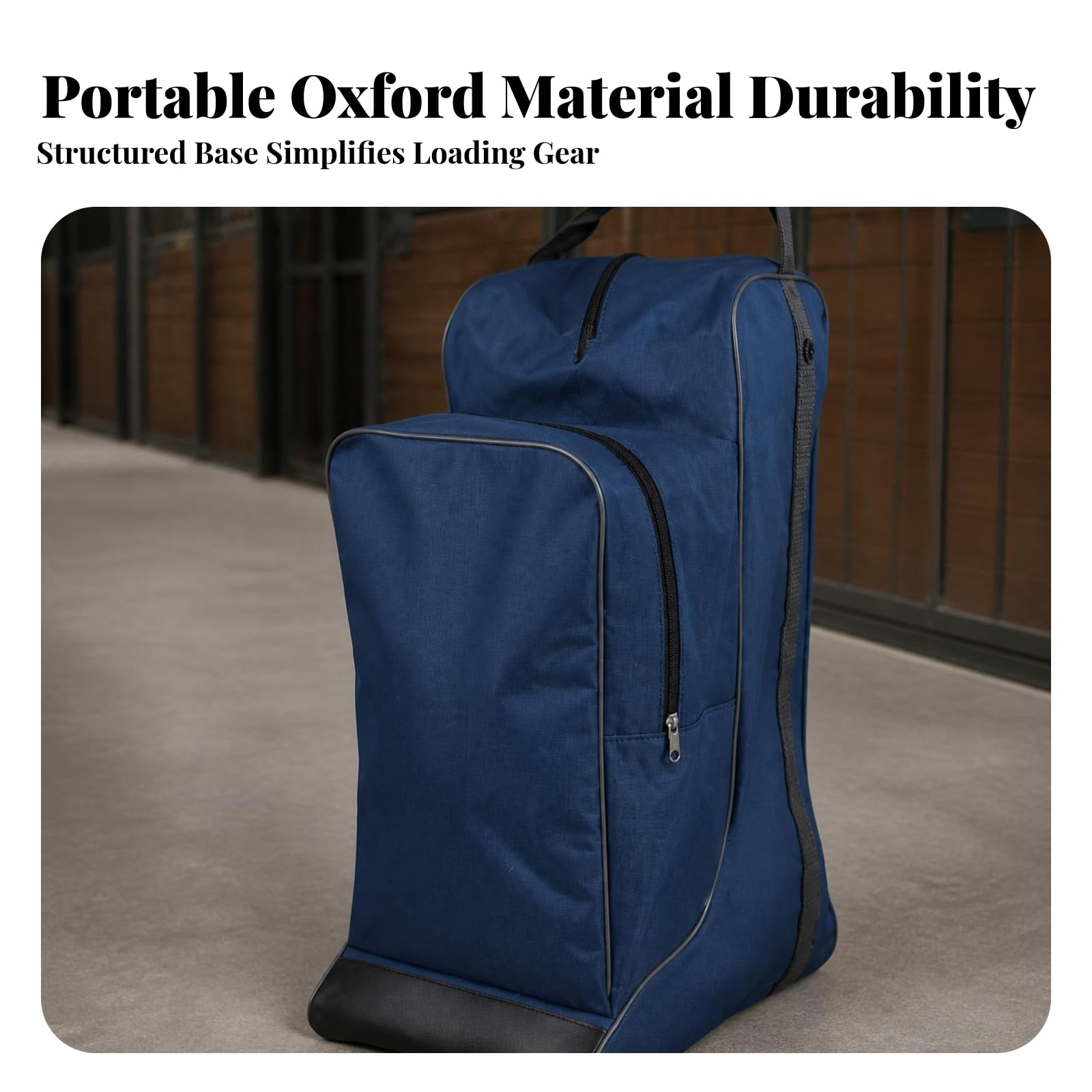 Perfeclan Mochila Ecuestre Organizador | Gran Capacidad, Bolsa para y Casco Equitación, Reforzado, Mochila con Bolsillo Frontal, caballeriza