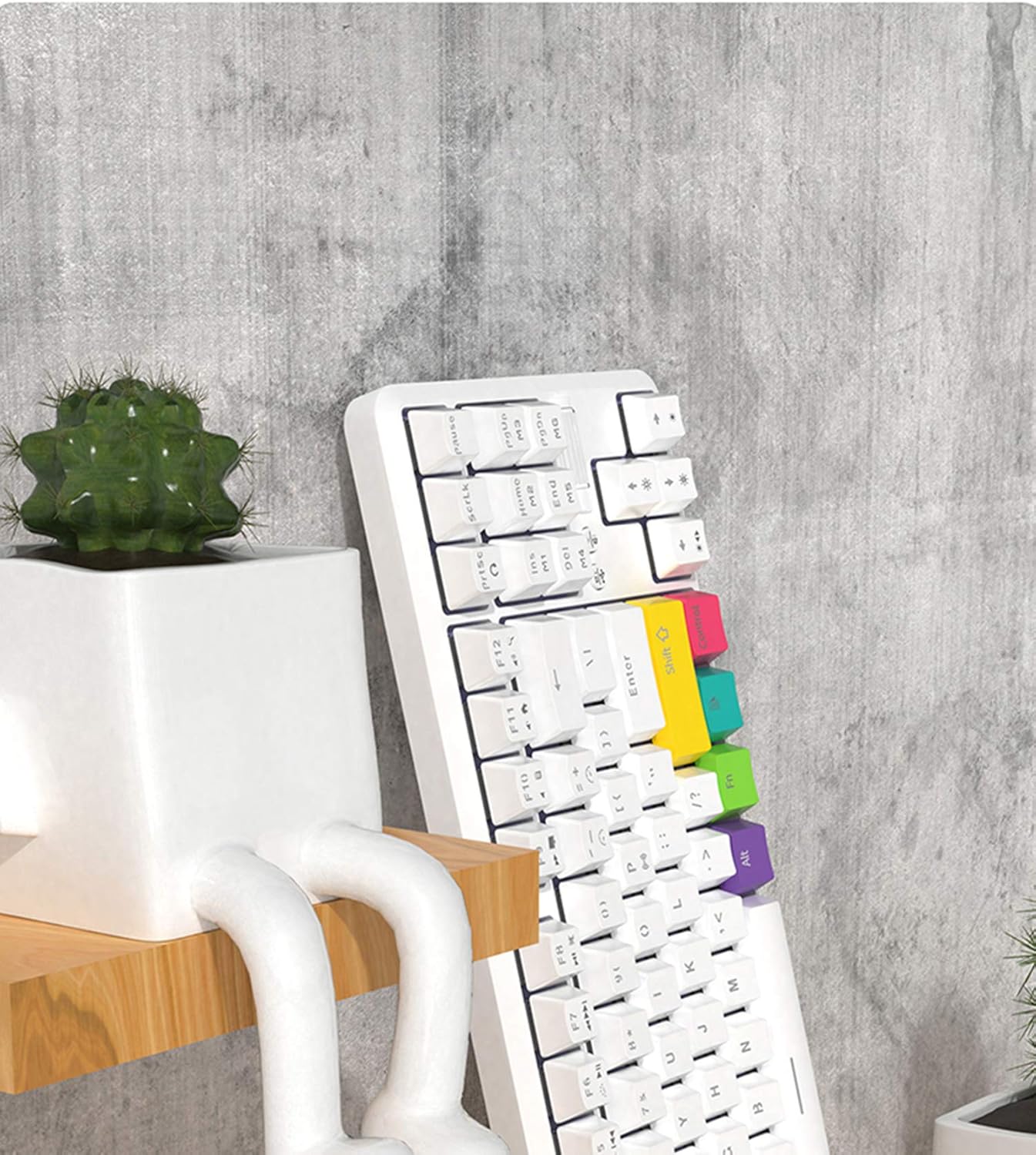 Hot Deals EPOMAKER K870T 87 Keys Bluetooth Wired/Wireless Mechanical Keyboard with RGB Backlit, Type C Cable, 2000mAh Battery, NKRO for Gamer (Red Switch, White) Get Cheap Price EPOMAKER K870T 87 Keys Bluetooth Wired/Wireless Mechanical Keyboard with RGB Backlit, Type C Cable, 2000mAh Battery, NKRO for Gamer (Red Switch, White)