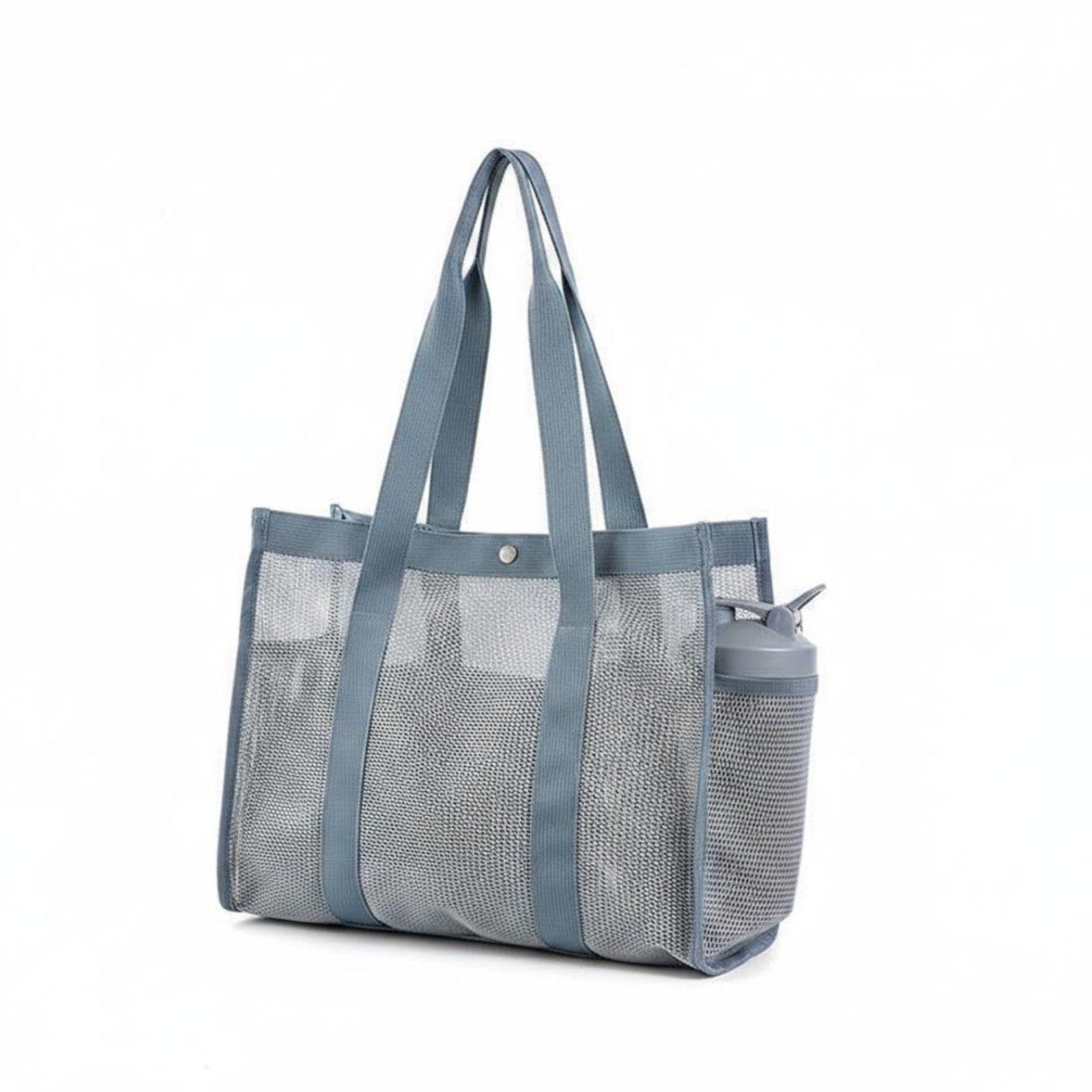 STYLEHEAVEN Mesh Swim Bag Breathable Mesh Beach Tote Lightweight Swim Bag for Swimming, Gym, Travel Gray|Sporting Goods| Water Sports| Swimming| Other Swimming-picture-26