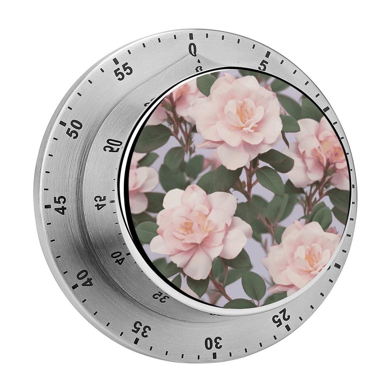 Temporizador de cocina magnético Dusky Rose de 60 minutos para repostar en casa