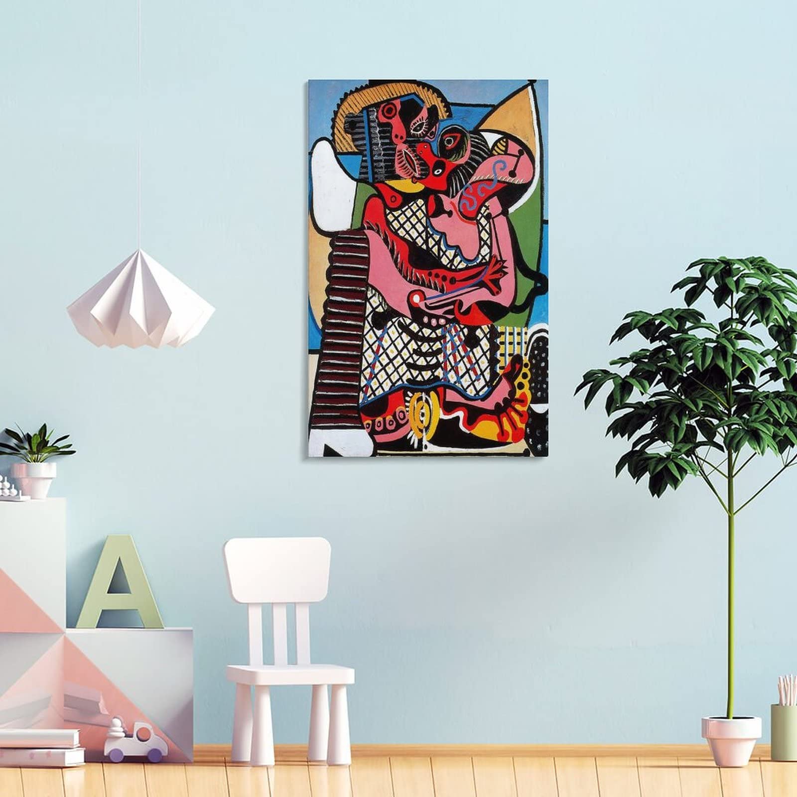 Amazon.co.jp: Pablo Picassoパブロ・ピカソ画家の作品（接吻-1925）刷