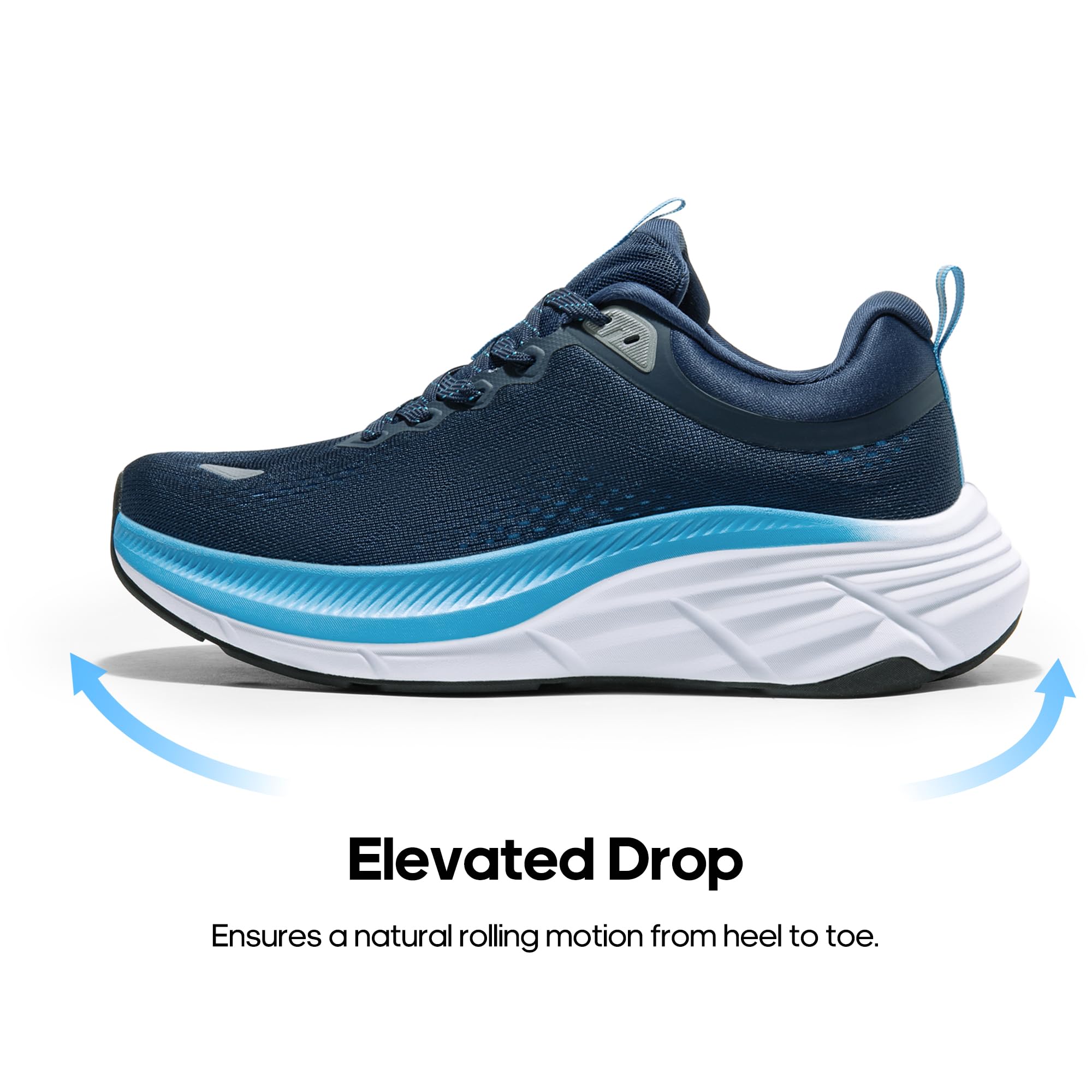 NORTIV 8 Zapatillas deportivas ActiveBreeze para hombre, para correr, caminar, atletismo, gimnasio, entrenamiento, trotar, cómodas y amortiguadoras, Azul, 45 EU