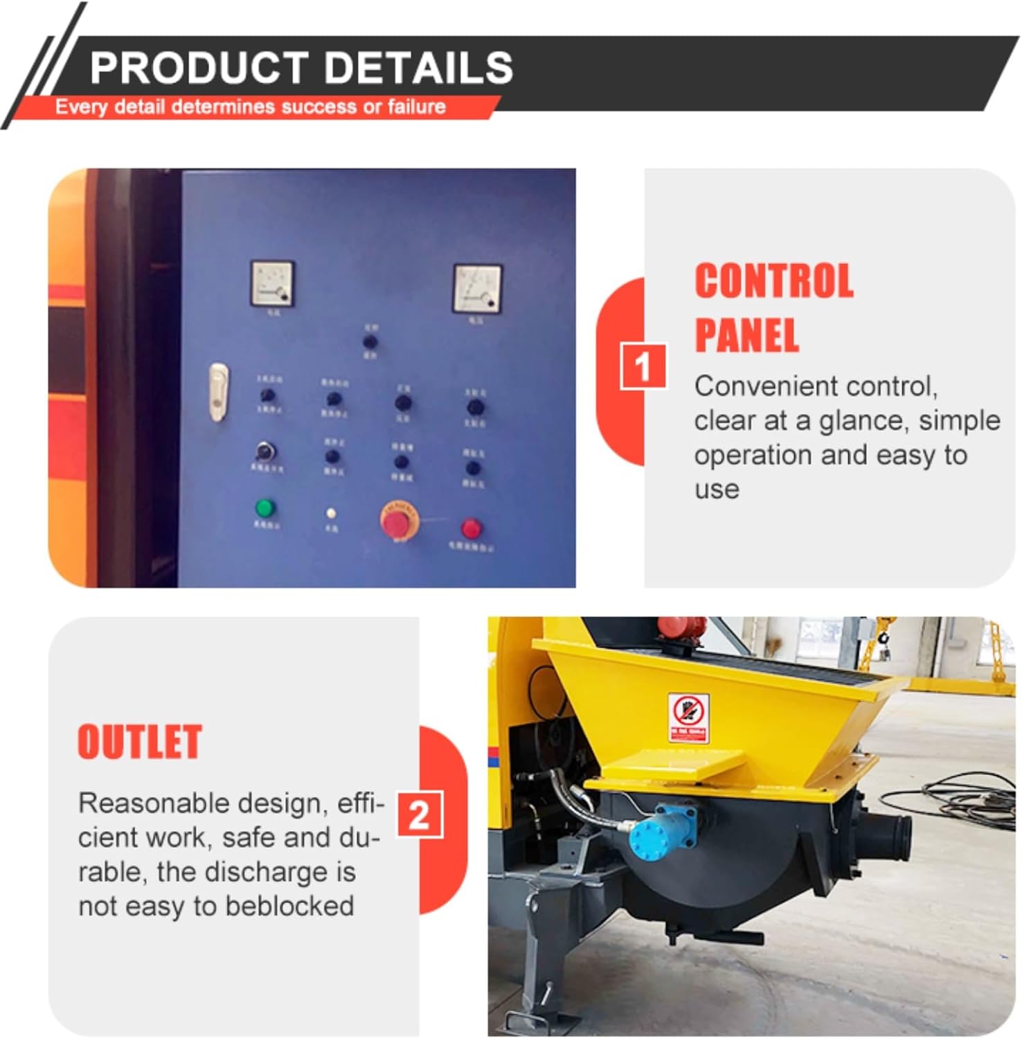 30 Pump Concrete Pump Machine, High Performance Concrete Pump, Small Mobile Concrete Pump